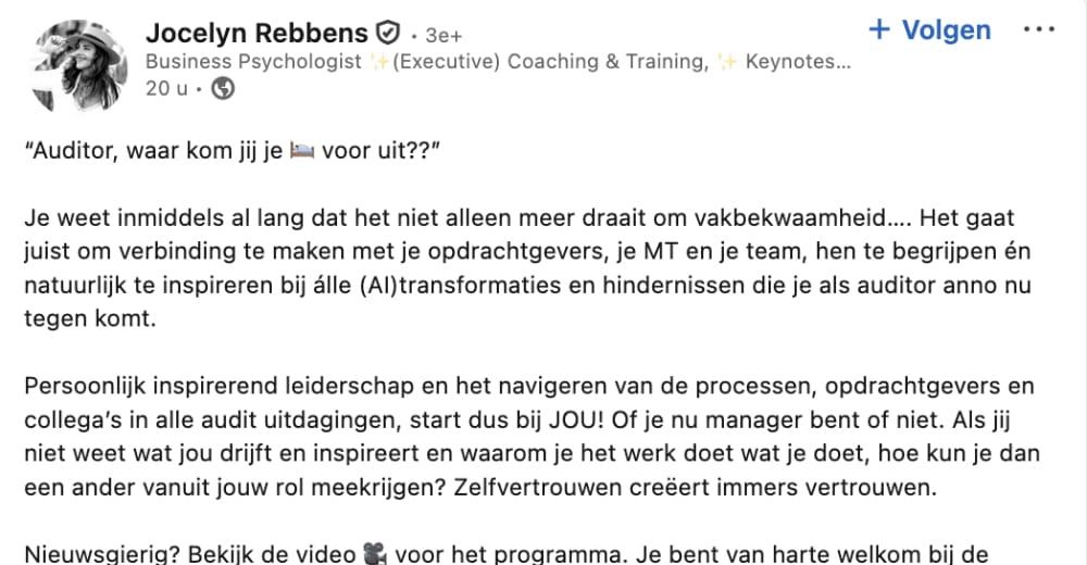 rebbels linkedin Mijn nummer 1 hulplijn voor meer veerkracht