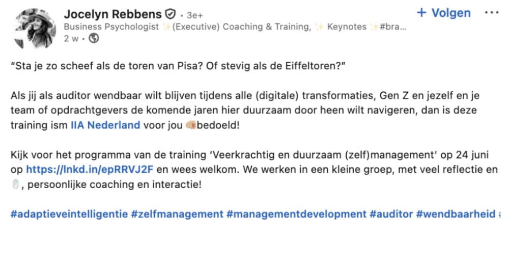 rebbels linkedin Mijn nummer 1 hulplijn voor meer veerkracht